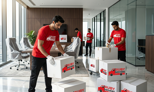 Modern Dubai office workstations